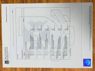 昆士兰大学官方成绩单