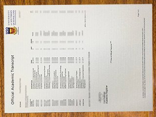 澳洲南昆士兰大学成绩单