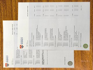 University of Sydney transcript