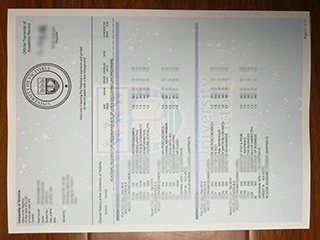 维多利亚大学官方成绩单