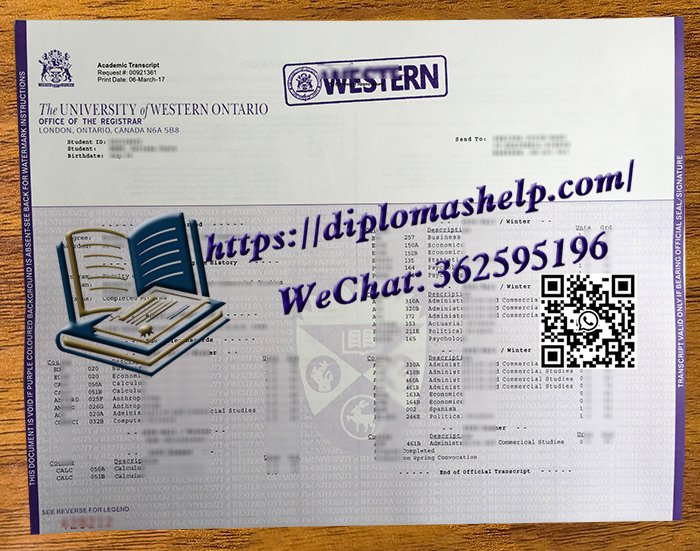 西安大略大学成绩单