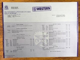 西安大略大学官方成绩单
