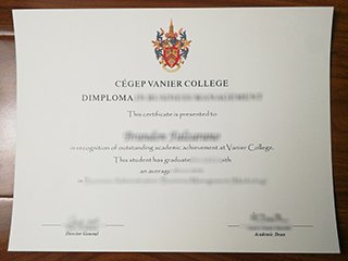 凡尼尔学院毕业证书