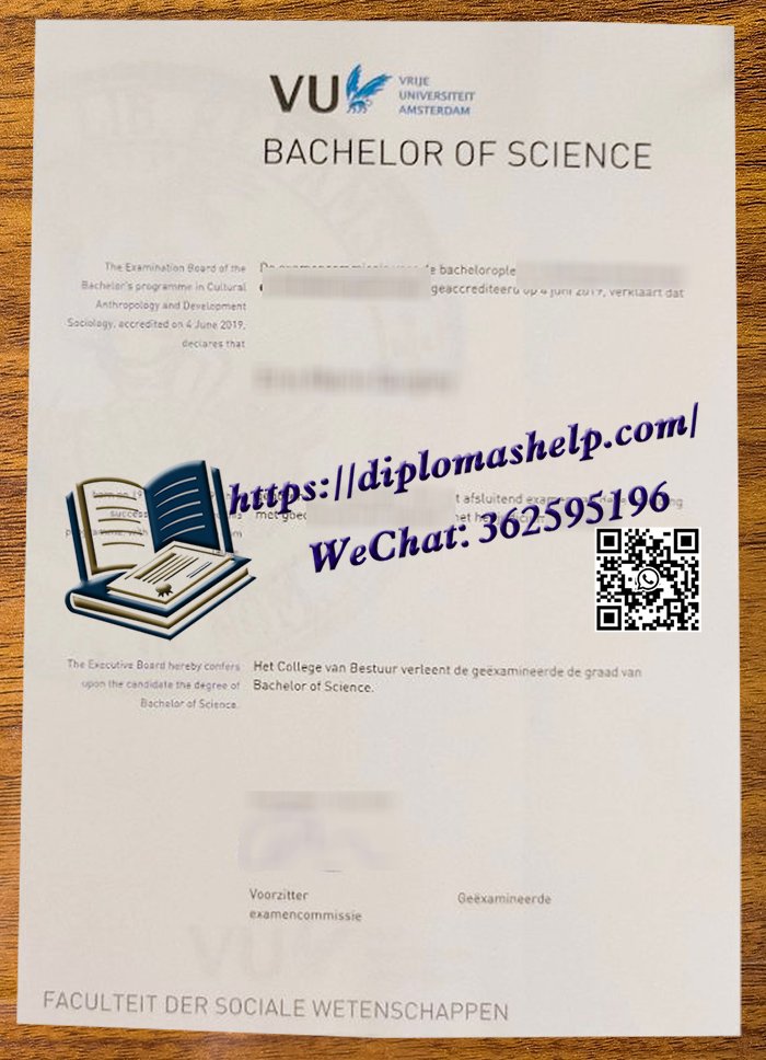 阿姆斯特丹自由大学文凭