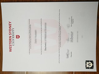 西悉尼大学文凭