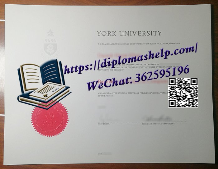 约克大学毕业证书