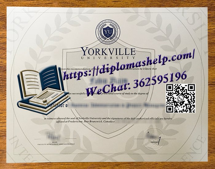 约克维尔大学文凭