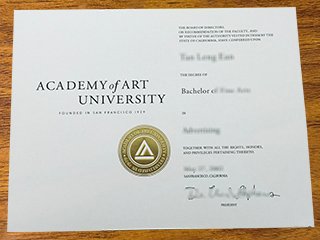 旧金山艺术大学毕业证书