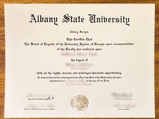 奥尔巴尼州立大学毕业证书