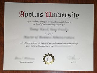 Apollos University degree