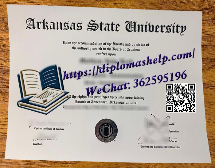 Arkansas State University diploma