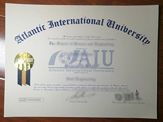 大西洋国际大学毕业证书