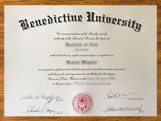 班尼迪克大学毕业证书