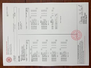 美国波士顿大学成绩单