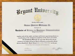 布莱恩特大学毕业证书