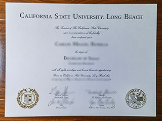 加州州立大学长滩分校毕业证书