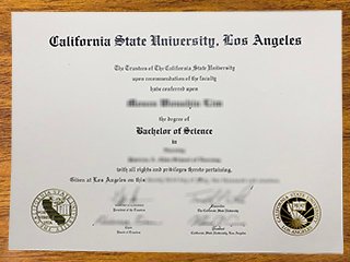 加州州立大学洛杉矶分校毕业证书