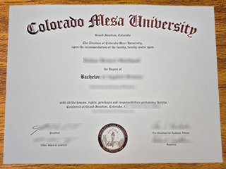 科罗拉多州梅萨大学毕业证书