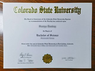 科罗拉多州立大学毕业证书