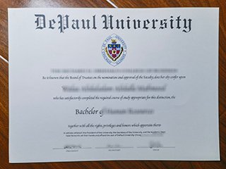 德保罗大学毕业证书