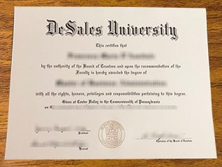 德萨尔斯大学毕业证书