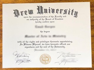 德鲁大学毕业证书