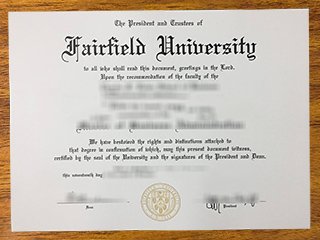 费尔菲尔德大学毕业证书