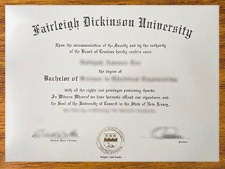 费尔里·狄金生大学毕业证书