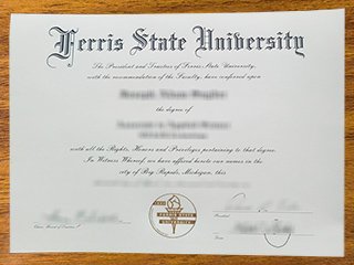 弗里斯州立大学毕业证书