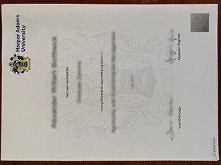 哈珀亚当斯大学毕业证书