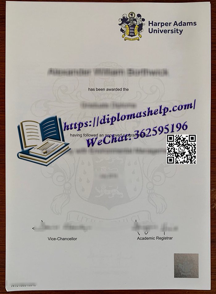 哈珀亚当斯大学文凭