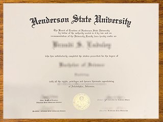 亨德森州立大学毕业证书
