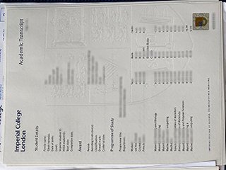 帝国理工学院官方成绩单
