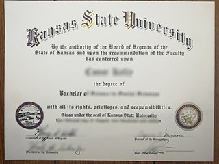 堪萨斯州立大学毕业证书