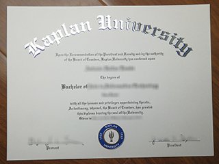 卡普兰大学毕业证书