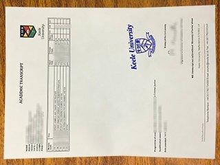 Keele University transcript