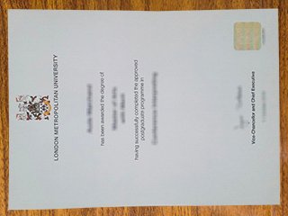 伦敦都会大学毕业证书