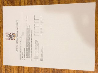 英国伦敦都会大学成绩单