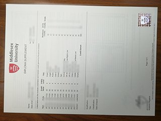 英国密德萨斯大学成绩单