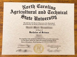 北卡罗来纳农工州立大学毕业证书