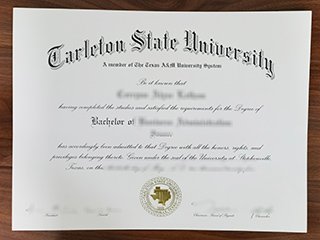 塔尔顿州立大学毕业证书