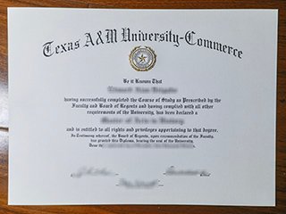 德克萨斯农工大学康莫斯分校毕业证书