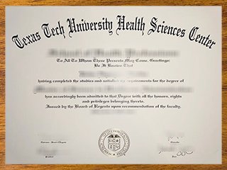 ‌得克萨斯理工大学健康科学中心毕业证书