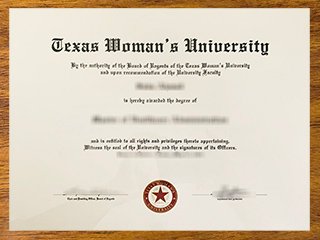 德克萨斯女子大学毕业证书
