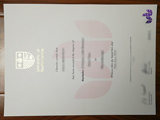 贝德福特大学毕业证书
