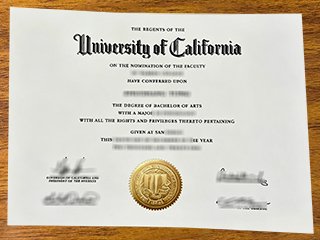 加州大学旧金山分校毕业证书