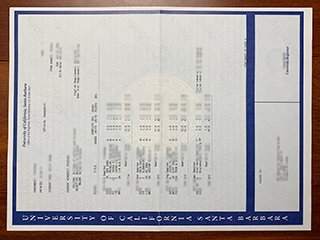 美国加州大学圣巴巴拉分校成绩单