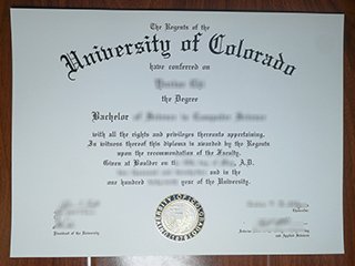 科罗拉多大学博尔德分校毕业证书