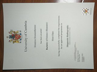 坎布里亚大学毕业证书