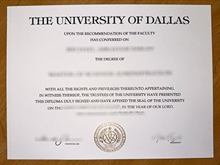 达拉斯大学毕业证书